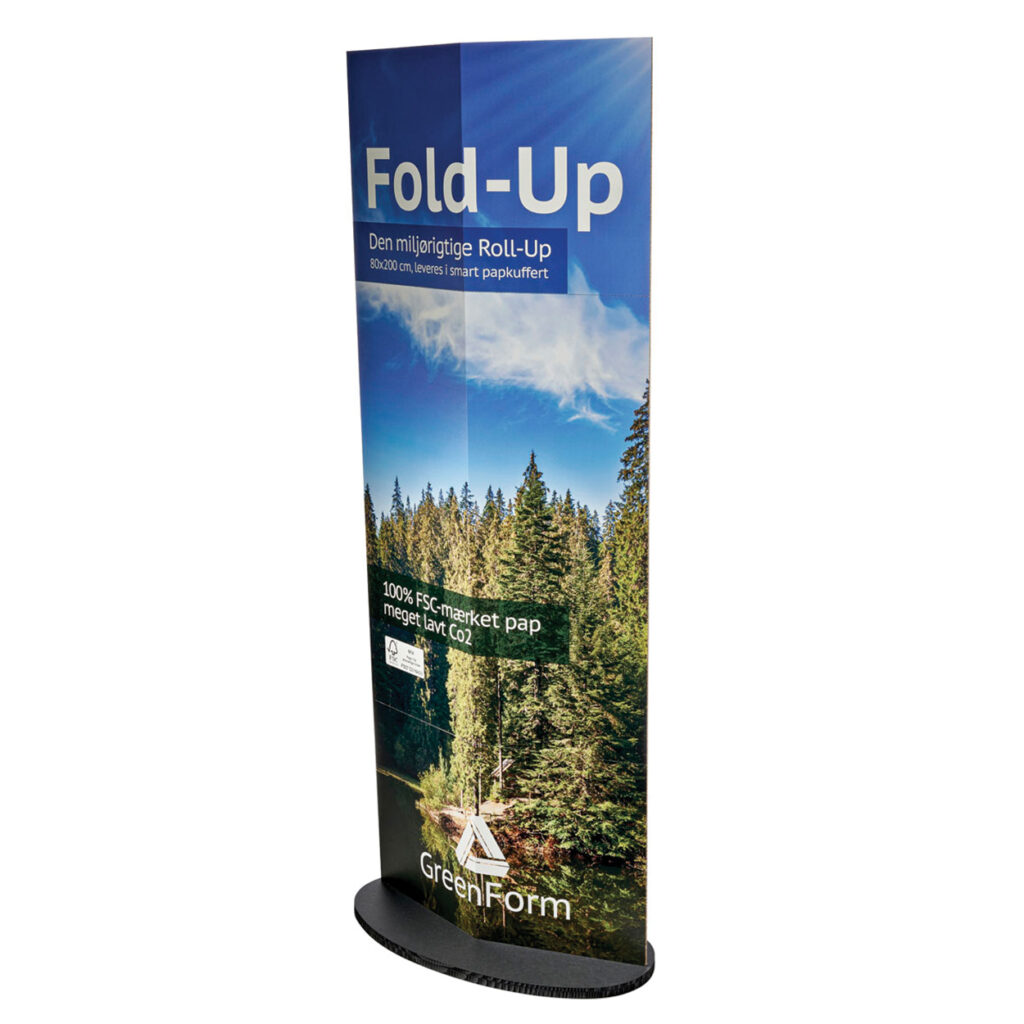 Fold-Up: Miljøvenlig og praktisk Roll-Up løsning